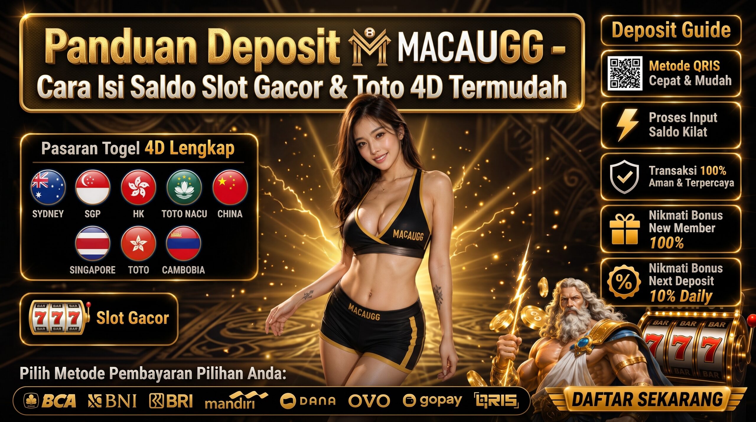 Panduan Deposit MACAUGG – Cara Isi Saldo Slot Gacor & Toto 4D Termudah