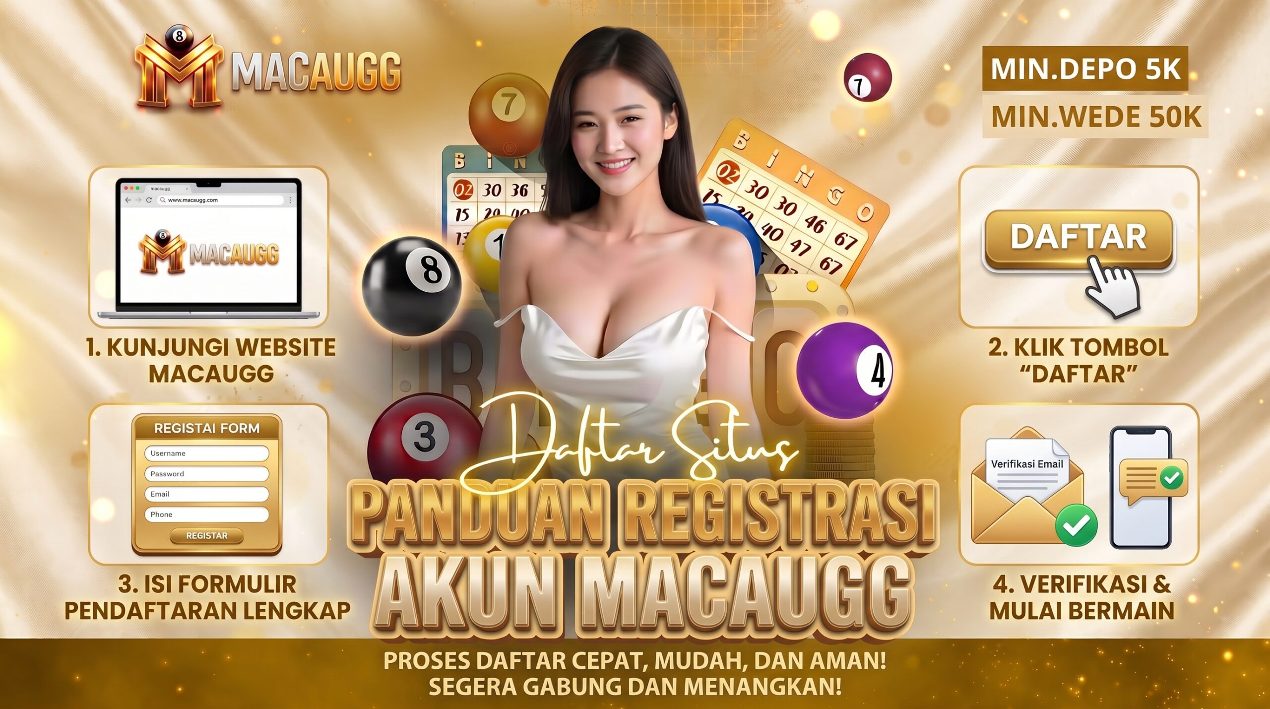 Panduan Registrasi Akun MACAUGG