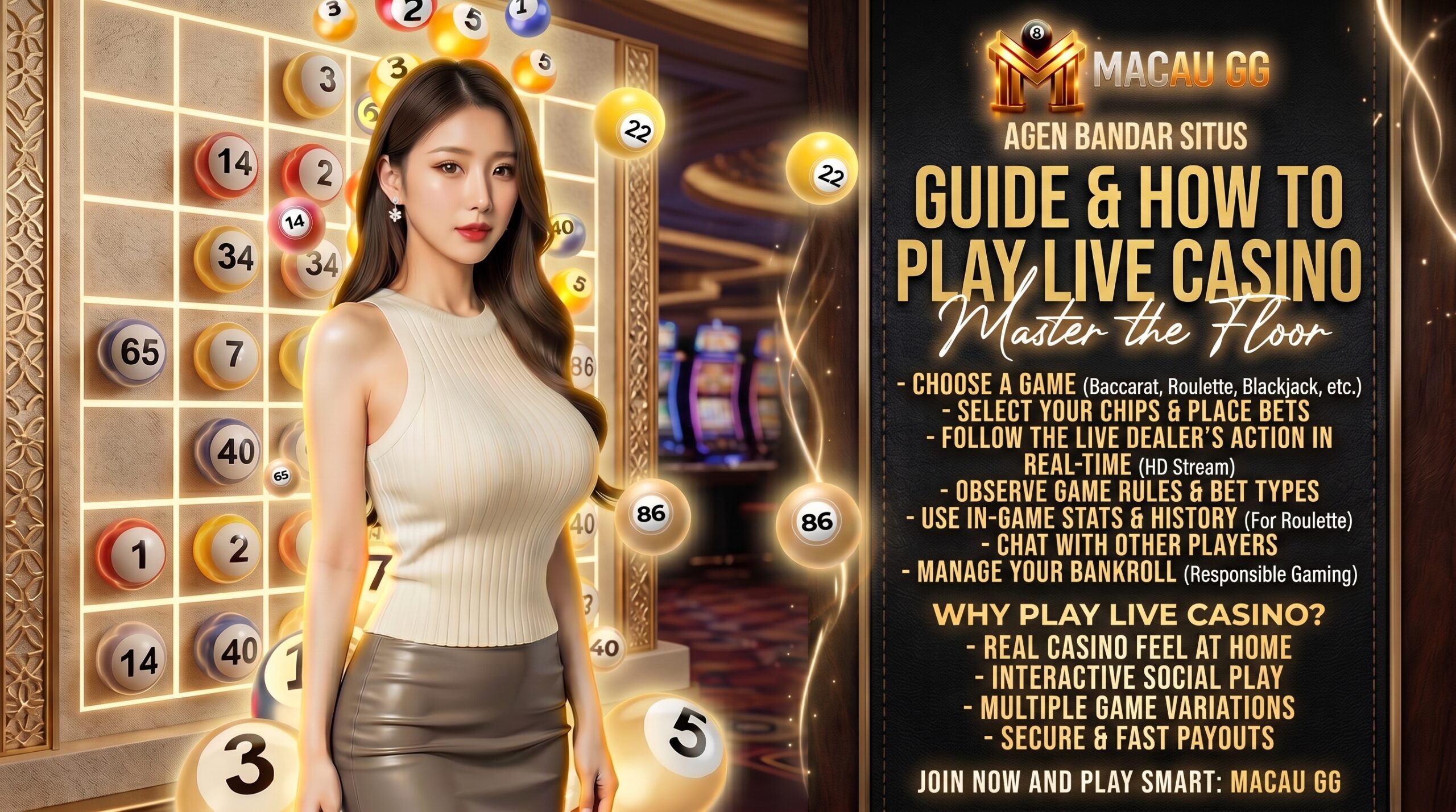 Panduan dan Cara Main Live Casino MACAUGG
